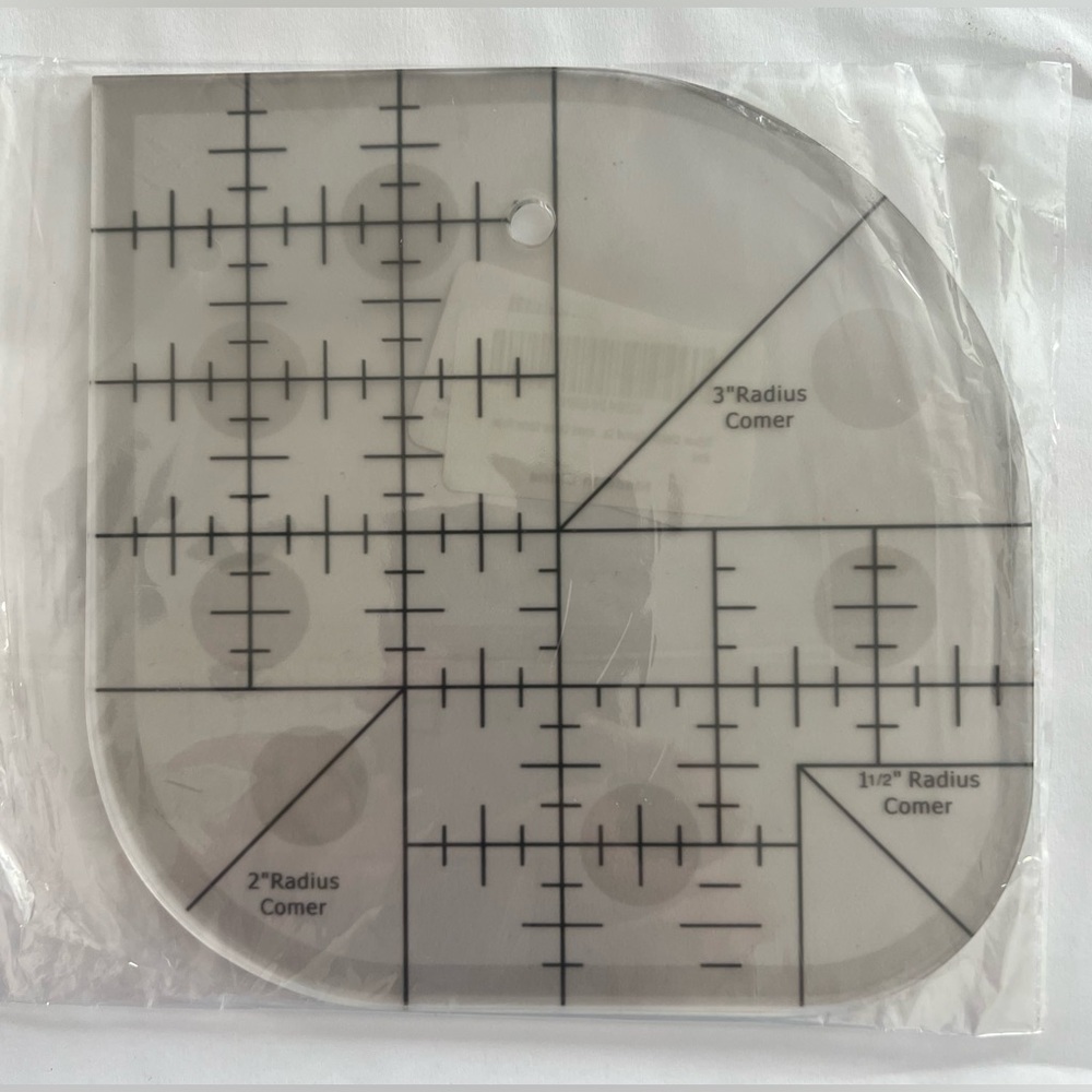 Creative Curved Corner Cutter Quilt Ruler - Picture 10 of 10